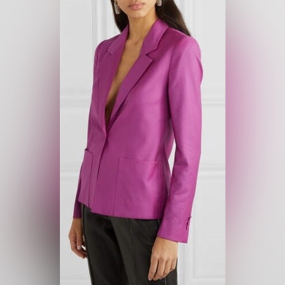 RtA Sasha Jacket Blazer Magenta Pink Purple - Picture 2 of 7